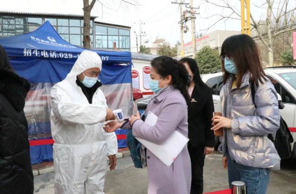 省教育厅春季开学综合督查组莅临我院指导返校复学防疫保障工作
